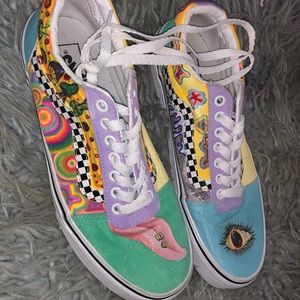 NEW Unisex “Trippy Vans” CUSTOMS handmade